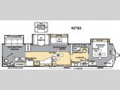 Floorplan - 2015 Coachmen RV Catalina Destination Series 40TBS