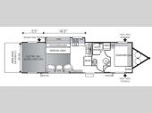 Floorplan - 2015 Forest River RV Shockwave T27SADX
