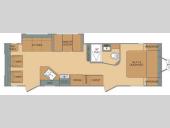 Floorplan - 2015 Shasta RVs Flyte 265RL