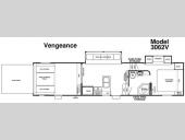 Floorplan - 2015 Forest River RV Vengeance 3062V