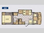 Floorplan - 2015 Fleetwood RV Flair 26D