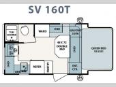 Floorplan - 2007 Forest River RV Surveyor SV 160T