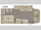 Floorplan - 2015 Renegade Villagio 25RBS