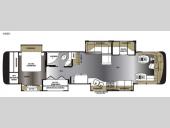 Floorplan - 2015 Forest River RV Berkshire XL 40BH