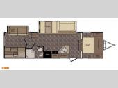 Floorplan - 2016 CrossRoads RV Sunset Trail Super Lite ST300BH