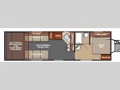 Floorplan - 2016 Gulf Stream RV Track n Trail 26RTH