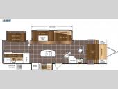 Floorplan - 2016 Prime Time RV LaCrosse 329BHT