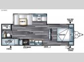 Floorplan - 2016 Forest River RV Salem 26TBUD
