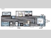 Floorplan - 2016 Forest River RV Salem 32BHDS