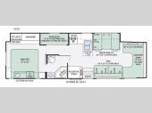 Floorplan - 2016 Thor Motor Coach Four Winds Super C 35SB