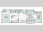 Floorplan - 2016 Thor Motor Coach Four Winds 31E Bunkhouse