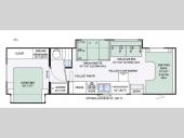 Floorplan - 2016 Thor Motor Coach Chateau 31L