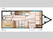 Floorplan - 2016 Forest River RV Wildwood X Lite FS 180BH