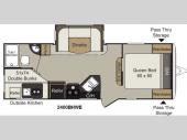 Floorplan - 2016 Keystone RV Passport 2400BHWE Grand Touring