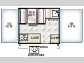 Floorplan - 2016 Forest River RV Rockwood Freedom Series 1640LTD