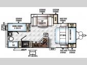 Floorplan - 2016 Forest River RV Rockwood Mini Lite 2504S