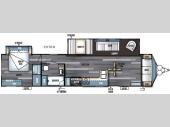 Floorplan - 2016 Forest River RV Salem Villa Series 39FDEN Classic
