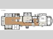 Floorplan - 2016 Forest River RV Sierra 371REBH