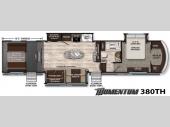 Floorplan - 2016 Grand Design Momentum 380TH