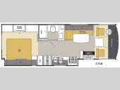 Floorplan - 2016 Coachmen RV Pursuit 27 KB