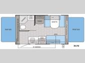 Floorplan - 2016 Jayco Jay Feather Ultra Lite X17Z