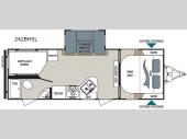 Floorplan - 2016 Dutchmen RV Aerolite 242BHSL