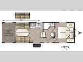 Floorplan - 2016 Pacific Coachworks Ragen 27FBX