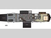 Floorplan - 2016 Keystone RV Fuzion 420