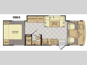 Floorplan - 2016 Fleetwood RV Storm 28MS