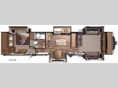 Floorplan - 2016 Highland Ridge RV Open Range 3X 377FLR