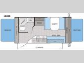 Floorplan - 2016 Jayco Jay Feather 7 16XRB