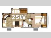 Floorplan - 2016 Northwood Arctic Fox 25W