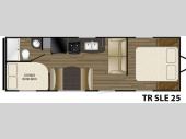 Floorplan - 2016 Heartland Trail Runner SLE 25