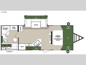Floorplan - 2016 Forest River RV Surveyor 243RBS