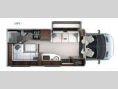 Floorplan - 2016 Leisure Travel Unity U24FX