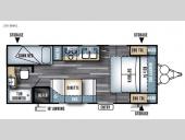 Floorplan - 2016 Forest River RV Salem Cruise Lite 201BHXL