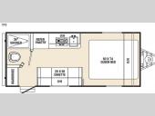 Floorplan - 2016 Coachmen RV Clipper Ultra-Lite 17FB