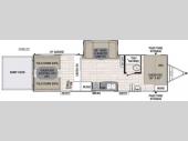 Floorplan - 2017 Coachmen RV Freedom Express Blast 301BLDS
