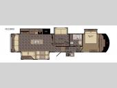 Floorplan - 2017 CrossRoads RV ReZerve RFZ38MD