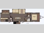 Floorplan - 2017 CrossRoads RV Sunset Trail Super Lite ST320BH