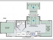 Floorplan - 2017 Thor Motor Coach Four Winds Sprinter 24HL