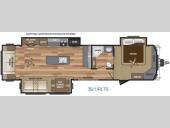 Floorplan - 2017 Keystone RV Retreat 391RLTS
