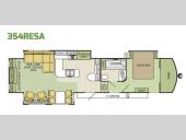 Floorplan - 2017 Starcraft Solstice 354RESA