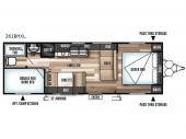 Floorplan - 2017 Forest River RV Wildwood X-Lite 261BHXL