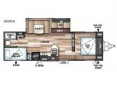 Floorplan - 2017 Forest River RV Wildwood 28DBUD