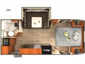 Floorplan - 2017 Lance Travel Trailers 1995
