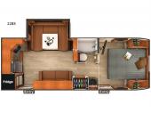 Floorplan - 2017 Lance Travel Trailers 2285