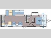 Floorplan - 2017 Dutchmen RV Coleman Lantern Series 296RK