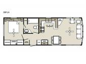 Floorplan - 2017 Forest River RV Quailridge Holiday Cottages 38FLA