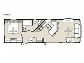 Floorplan - 2017 Forest River RV Quailridge Holiday Cottages 39AKFL